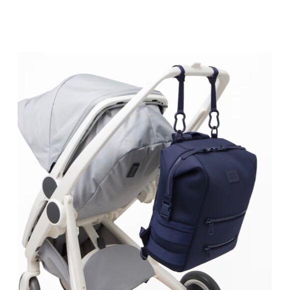 Dagne Dover Indi Large Diaper Backpack With Accessories Navy Blue Neoprene NWOT - Picture 13 of 14